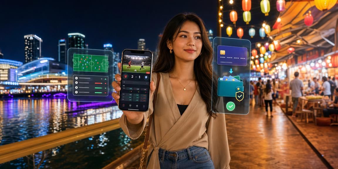 Pengguna Johor mengakses aplikasi kasino m4dwin di telefon pintar dengan mudah