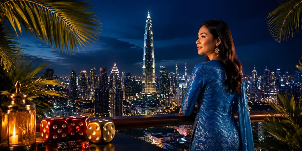 Permainan dadu Sic Bo gaya Malaysia dengan pakaian baju kurung di Kuala Lumpur m4dwin