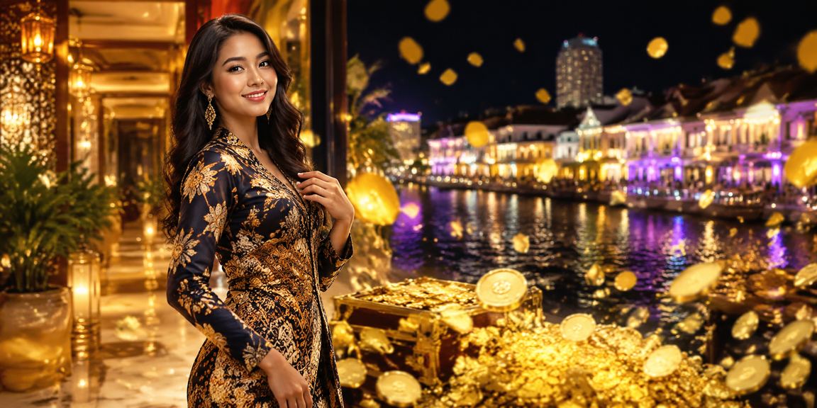 Antaramuka pertaruhan kasino m4dwin dengan motif batik Melaka